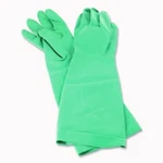 San Jamar 19NUM Nitrile Dishwashing Gloves, 21" Long, Medium, Green, Pair. Fixed Price $36.99.