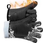 Oven Mitts Bake Silicone Gloves Anti-scald Microwave Baking Bbq. Fixed Price $5.99.
