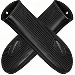 Cbiumpro 2-PACK Cast Of 2, Iron Handle Covers ( Black ). Fixed Price $10.49.