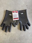 Weber 7017 Bbq Heat Resistant Glove Black Grilling Barbecue Smoker Protection. Fixed Price $12.00.