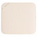 Envision Home 16" X 18" Microfiber Dish Drying Mat, Cream. Fixed Price $14.99.
