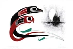 Raven And Eagle Danny Dennis Art Card Tsimshian Northwest Coast Native. Fixed Price $12.95.