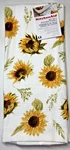 Kitchenaid Towels (2) Sunflowers Gold Brown Green 100% Cotton 16 X Nip. Fixed Price $16.99.