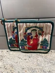 Kay Dee Designs Santa Pot Holders Set Of 2. Fixed Price $12.99.