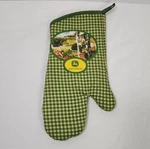 Vintage John Deere Farm-scene Oven Mitt Circa 1980S-1990'S. Fixed Price $24.95.