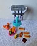 Barbie Vtg 90S So Much To Do Terrace Bbq Grill Replacement Set #67030-91. Fixed Price $22.00.