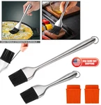 Basting Grilling Bbq Baking, Pastry And Oil Stainless Steel Brushes. Fixed Price $10.99.