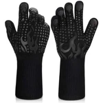 Heat Resistant Grilling Long Silicone Non-slip Gloves. Fixed Price $54.00.