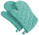 Dii Basic Terry Collection 100% Cotton Quilted, Oven Mitt, Aqua, 2 Piece. Fixed Price $21.79.