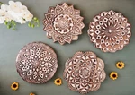 Easter Gifts Set Of 4 Wooden Trivet For Hot Dishes Pots And Pans Tea Hold.... Fixed Price $69.02.