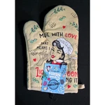 Crazy Dog Oven Mitt Made With Love That Means Licked The Spoon And Kept Using. Fixed Price $12.00.