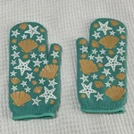Temp-tations Blue Seashells Oven Safe Glove Mitts Womens Temptations 2 Pc New. Fixed Price $22.99.