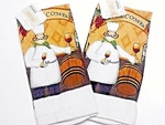 Home Store Chef Wine Barrel Decorative Kitchen Towels 2 Pc.. Fixed Price $6.04.
