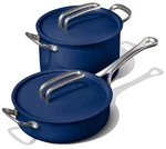 Risa Induction Cookware Pot And Pan Set By Eva Longoria - Nonstick, Ceramic Coat. Fixed Price $49.99.