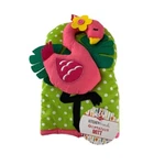 Ritz New Kitchen Friends Decorative Oven Mitt Flamingo Pink Green Polka Dots. Fixed Price $19.00.