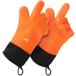 Unco- Silicone Heat Resistant Gloves, Orange, Oven Mitts. Fixed Price $16.20.