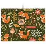 Cute Fox Dish Drying Mat For Kitchen Counter Animals Pad Absorbent Rev.... Fixed Price $24.58.