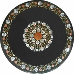 2'X2' Table Marble Inlay Top Pietra Dura Home Antique Coffee Dining Decor B115. Fixed Price $723.90.