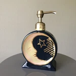Vtg Celestial Y2K 1990 Ceramic Toothbrush Holder Sun Moon Cosmos From Set. Fixed Price $34.99.