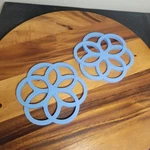 Silicone Trivets Holders For Hot Pots Kitchen Counter 2 Non-slip Pad. Fixed Price $6.99.