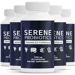 (5 Pack) Serene Probiotics - Premium Formula Healthy Digestion. Fixed Price $58.95.