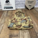Vintage Trader Joes Cloth Reusable Shopping Tote Bag Kitchen Print Theme Usa!. Fixed Price $29.99.