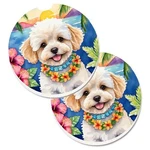 Carolines Treasures DAC6473CARC 2.5 X In. Maltipoo Luau Cup Holder Co.... Fixed Price $21.06.