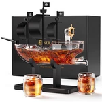 Kollea Birthday Gifts For Men Dad Pirate Ship Whiskey Decanter Set 2 Glasses. Fixed Price $121.86.