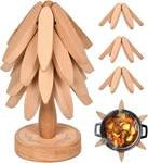 Wooden Trivets For Hot Dishes Pots And Pans Pads Table. Fixed Price $46.65.