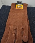 Chicago Electric 39664: 14-INCH Cowhide Welding Gloves Flannel Lined Item. Fixed Price $19.99.