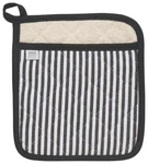 Now Designs Superior Cotton Pot Holder - Narrow Stripe Black. Fixed Price $18.93.