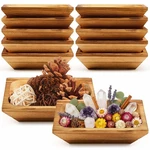 10 Pcs Wooden Dough Bowls For Candles 7.8 X 5.9 Inches Cute Rustic Vintage Re.... Fixed Price $120.00.