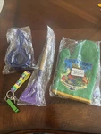 Krewe Of King Arthur Lot 4, Oven Mitt, Spatula, Measuring Cup Set, Key Fob. Fixed Price $20.00.
