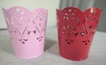 New Pair Hobby Lobby Metal Valentine Heart Party Candle Holder Food Containers. Fixed Price $8.99.