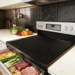 Silicone Stovetop Protector Mat, 28"X20" Non-slip Cooktop Liner, Oven Range G.... Fixed Price $26.85.