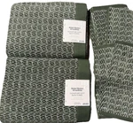 Better Homes & Gardens Soft Cotton 6 Piece Bath Set, GREEN-2 Towels, Han. Fixed Price $24.95.