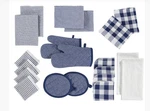 Lane Linen 20 Pc Kitchen Towel Set With Pot Holders And Oven Mitts. Fixed Price $34.20.