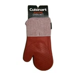 Cuisinart Silicone Oven Mitt, Pink Denim/red 7.5" X 13". Fixed Price $12.00.