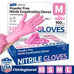 Disposable Nitrile Exam Gloves Powder-free Food-safe Cleaning Glove, Rose Quartz. Fixed Price $66.98.