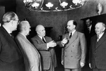 Visit Of Nikita Khrushchev Berlingdr Round Table Discussion Du - 1958 Photo. Fixed Price $6.04.