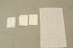 Kitchen Towels Set Of Dii 4 Dish Hand Stripe 27 X 16 Cotton White Red. Fixed Price $15.99.