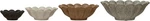 Creative Co-op Stoneware Flower Bowls, 6" X 3" H, Multicolor. Fixed Price $69.30.