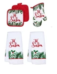 Christmas Tis Seasonthemed Kitchen Linen Set Design Bundle Of 5 Items. Fixed Price $9.99.