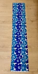 Marimekko Mini Unikko Fabric Panel Blue Table Runner Cotton Handmade Finland. Fixed Price $35.00.