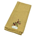 Park Designs Burlap & Berries Christmas Embroidered Kitchen Dish Towel. Fixed Price $9.99.