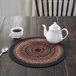 Trivet Heritage Farms Jute Primitive 15IN Round Braided Striped Table Vhc Brands. Fixed Price $16.22.