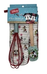 Disney-mickey Mouse 3 Piece Kitchen Set Oven Mitt, Spatula, Whisk New. Fixed Price $18.99.