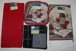 Wine Theme Kitchen Towel Set Pot Holders Dish Cloth Home Collection New W/tags. Fixed Price $11.66.