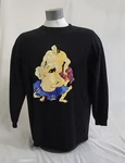 True Religion Mens Xxl Crewneck Sweater Shirt Black Japanese Sumo Buddha Logo. Fixed Price $10.48.