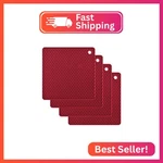 Iffmyjb Silicone Trivets Mats, Hot Pads For Pot Holder, Square. Fixed Price $18.29.